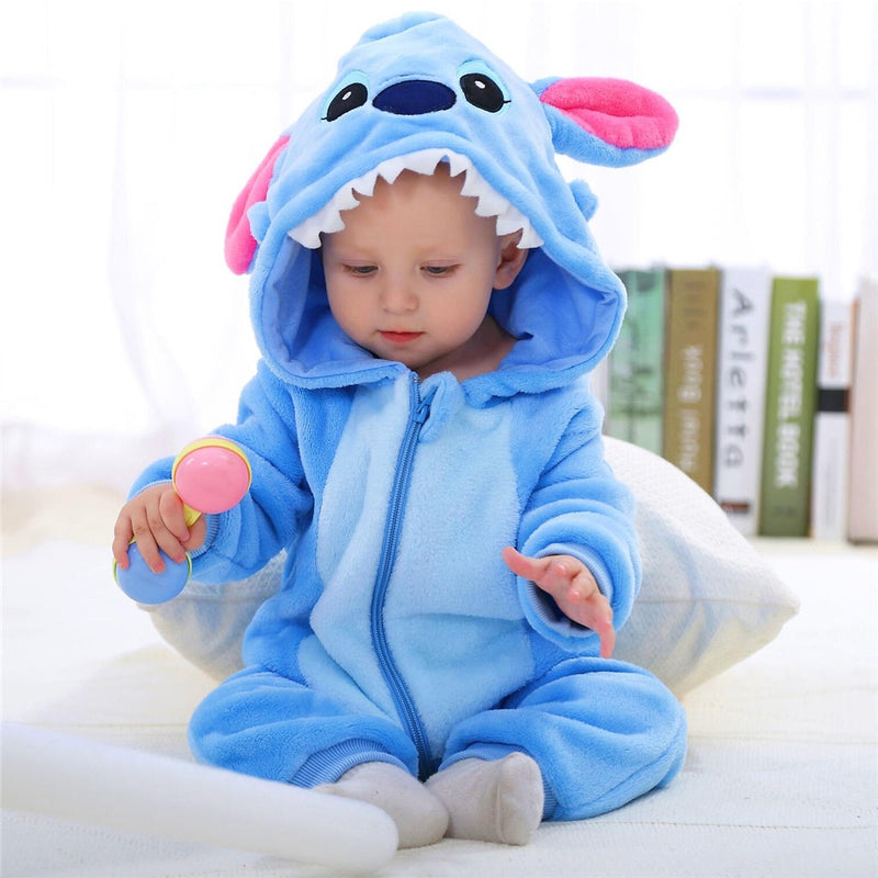 Pijama-Fantasia de Bichinhos de Plush para Bebês