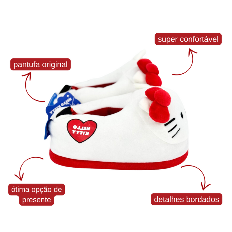 Pantufa Hello Kitty Confortável