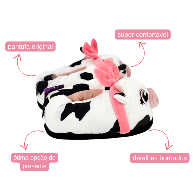 Pantufa Vaquinha Conforto