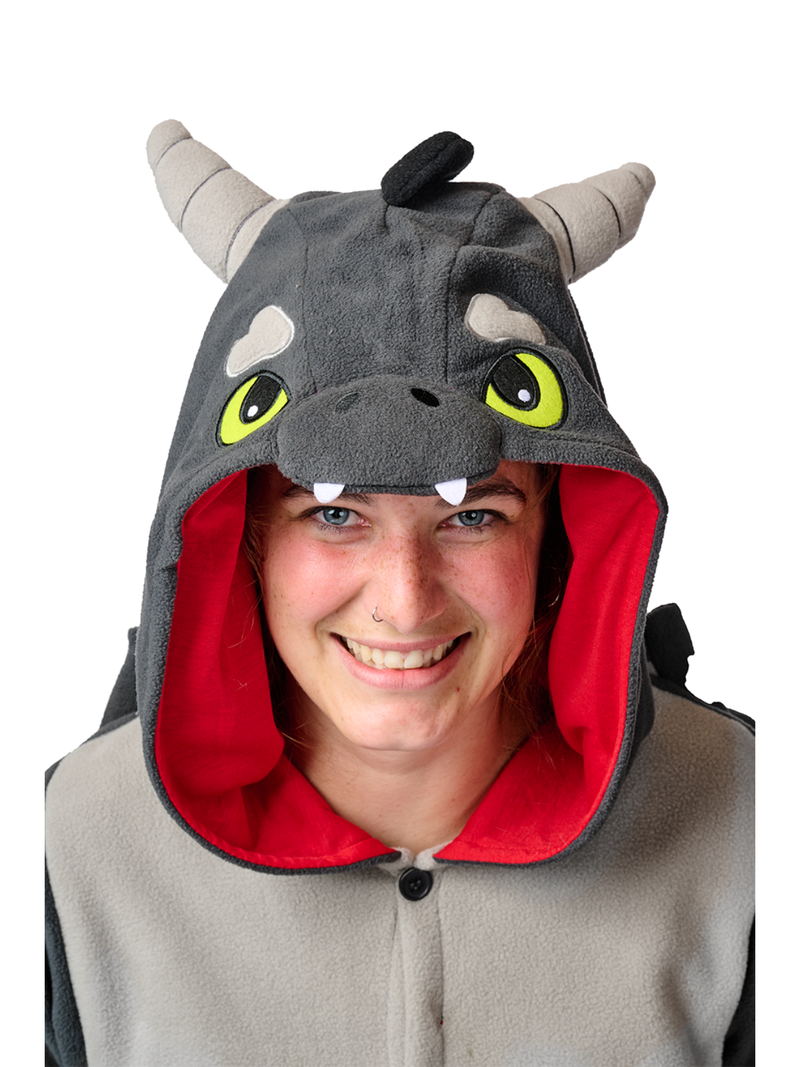 Dragão Preto Kigurumi