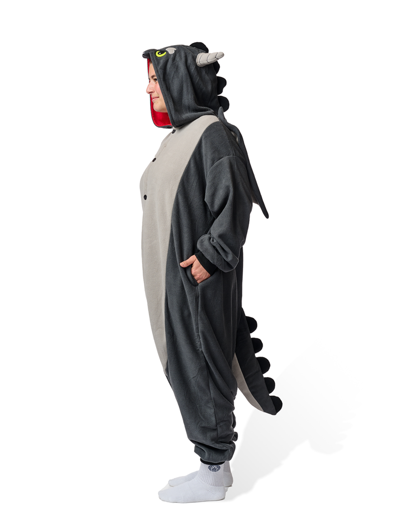 Dragão Preto Kigurumi