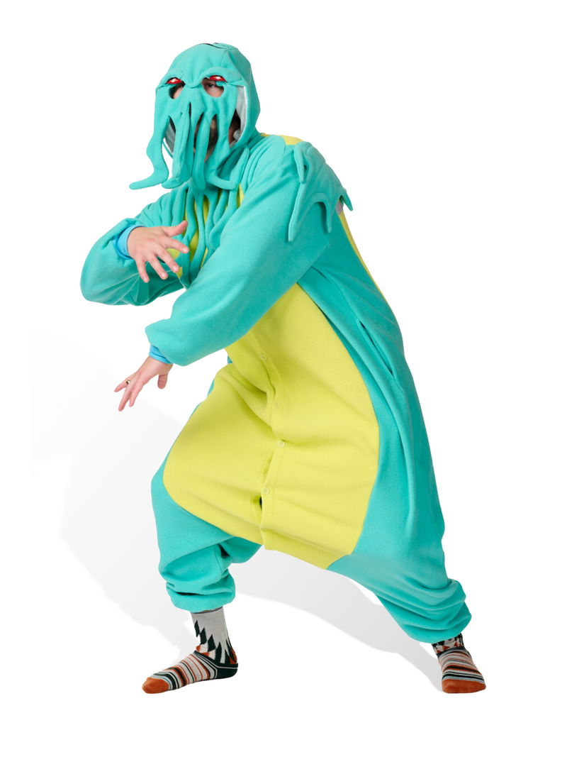 Traje de Cthulhu Kigurumi para Adultos