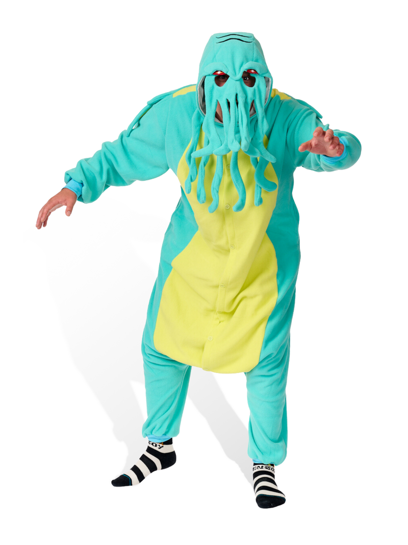 Traje de Cthulhu Kigurumi para Adultos