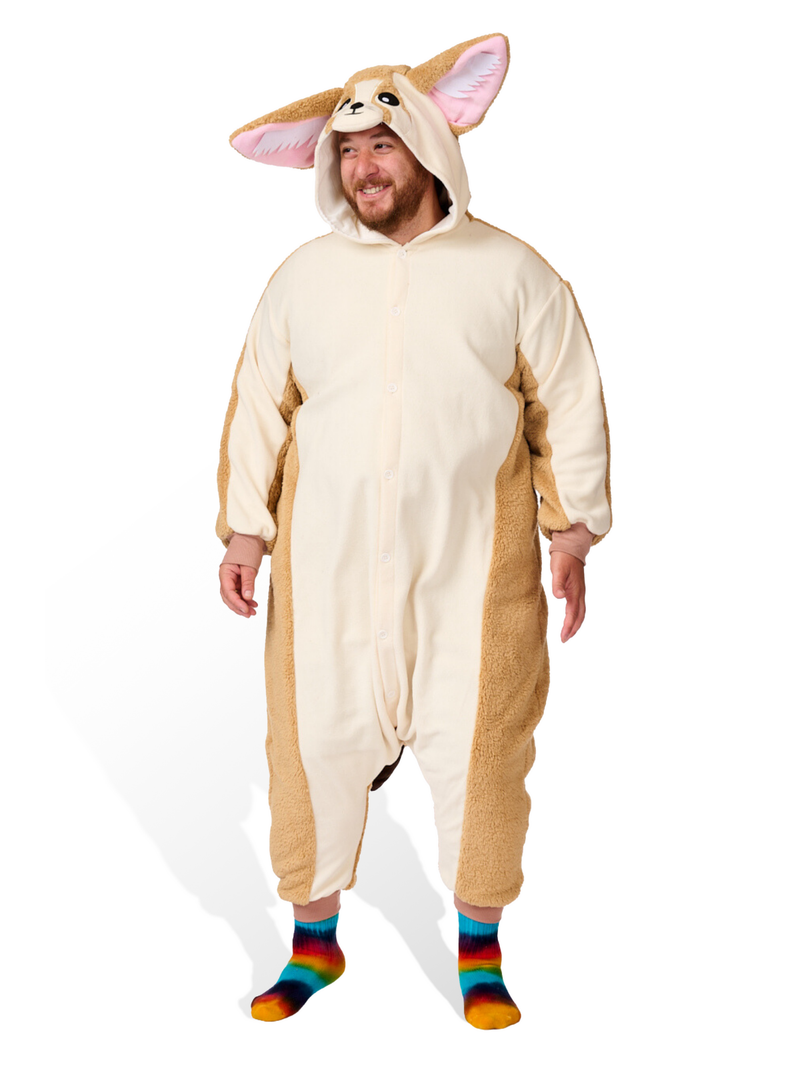 Roupas de Fennec Fox Kigurumi para Adultos
