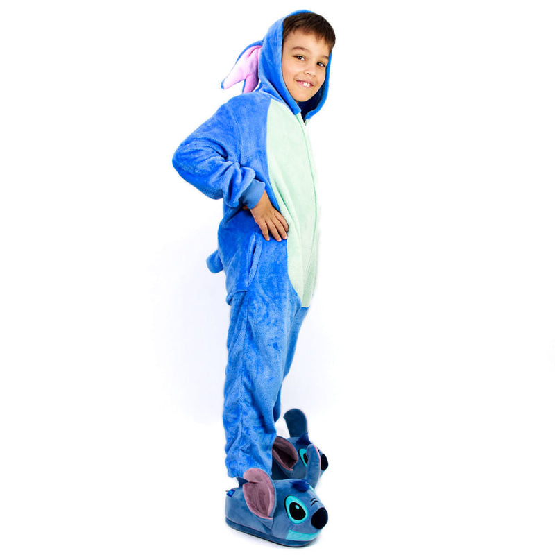 Pijama Fantasia Macacão Stitch Inf