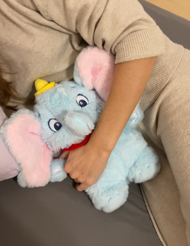Cuddly Plush Dumbo Aquecimento
