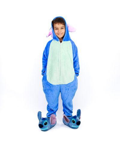 Pijama Fantasia Macacão Stitch Inf